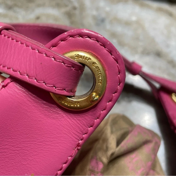 Vintage Juicy Couture mesh/chainmail graffiti VIVA LA JUICY Rare shoulder hobo - Picture 7 of 15